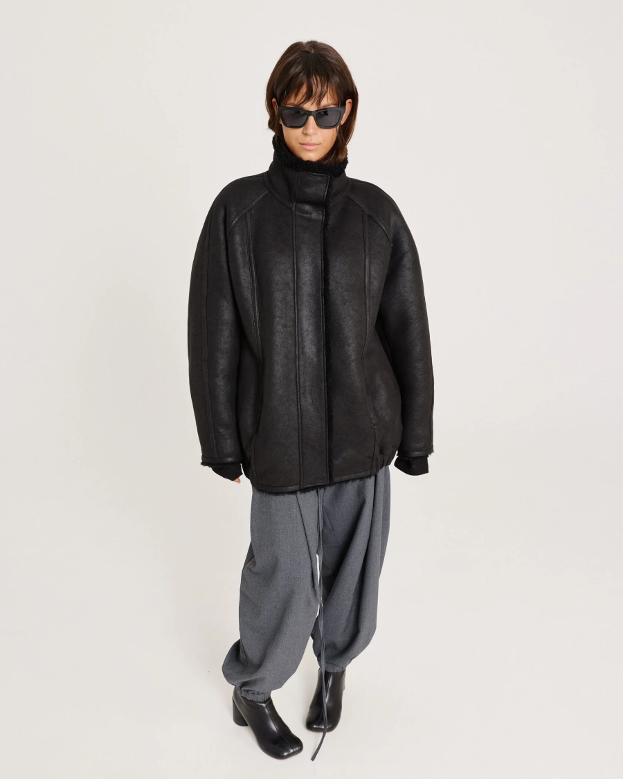 Бомбер из мериноса BLACK Anmuse, цвет: Черный, 1525AZ BLACK купить онлайн