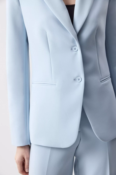 Жакет приталенный Charmstore, цвет: голубой, 109-556103-668 купить онлайн