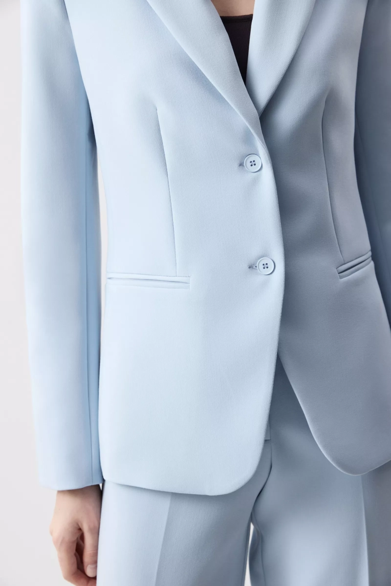 Жакет приталенный Charmstore, цвет: голубой, 109-556103-668 купить онлайн