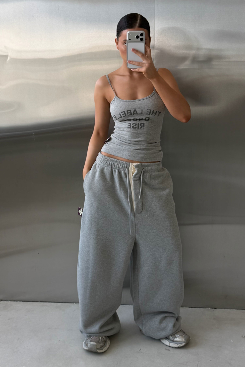 Майка на бретелях Label .B, цвет: серый меланж, Tp.05.1.4104.0226GRM купить онлайн