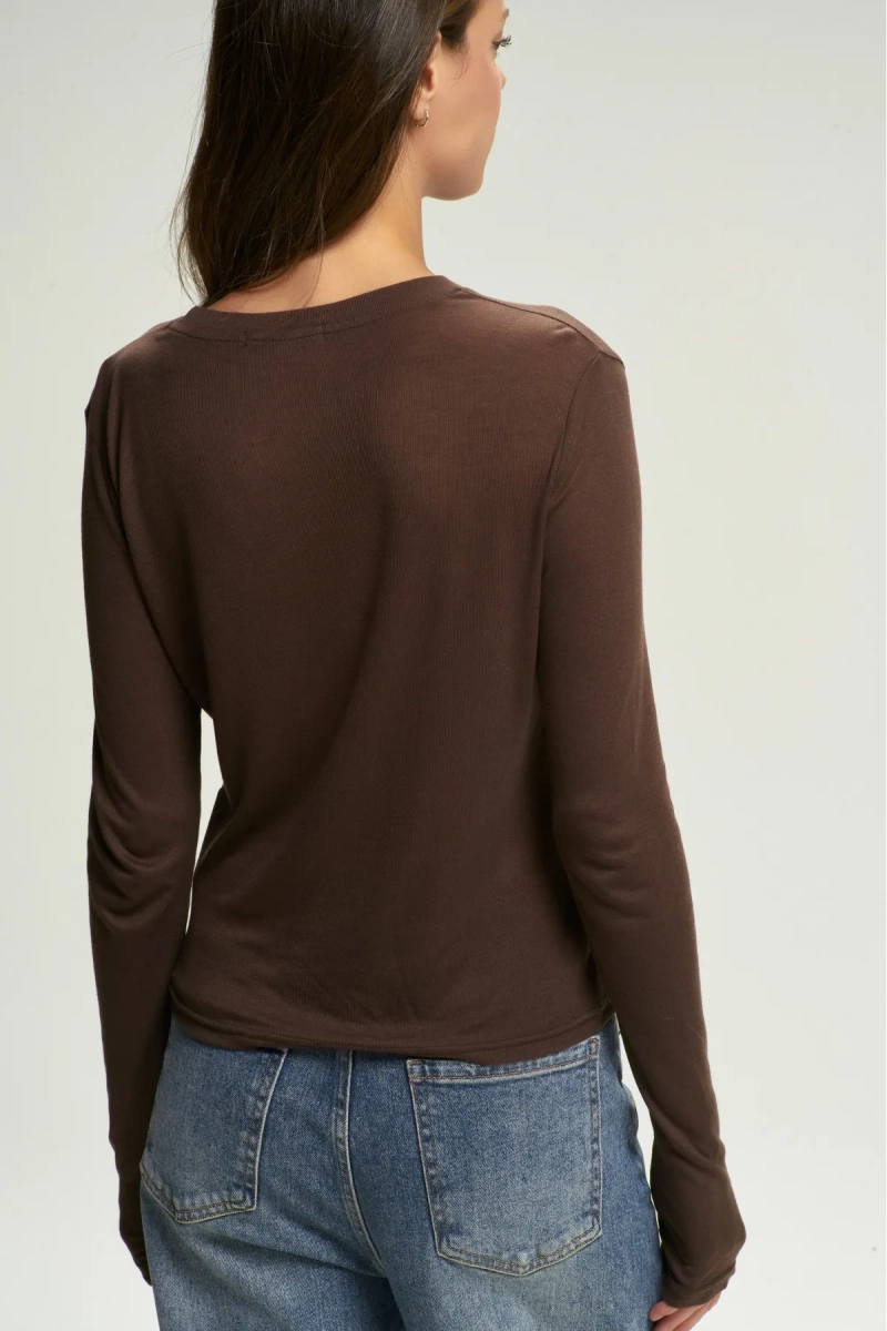 Лонгслив BASIC Brown
