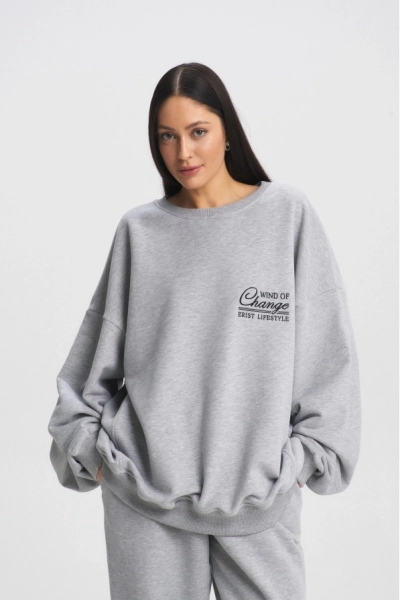 Свитшот Wind of change Light Grey