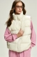 Жилет матовый Cream Erist store, цвет: кремовый, НФ-00002834 купить онлайн