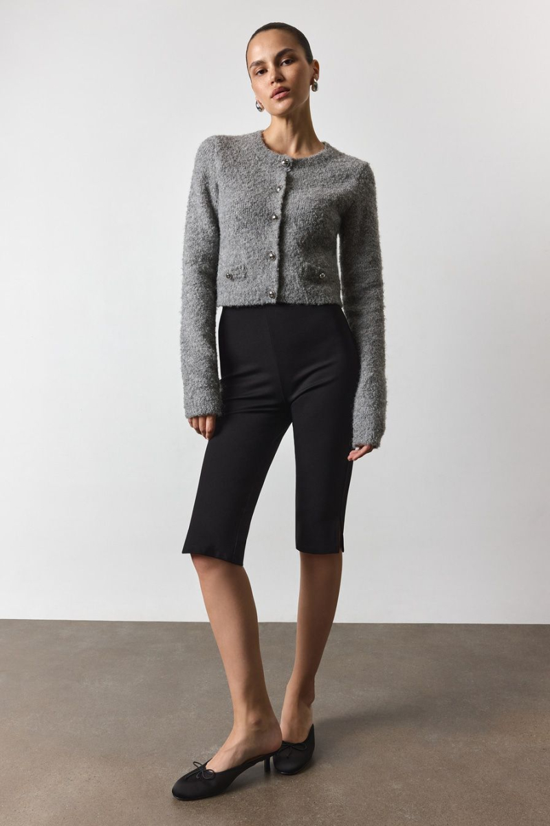 Фактурный кардиган TOPTOP, цвет: серый, TTS.060.15527.800 купить онлайн