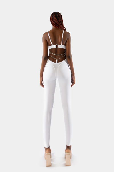 Комбинезон Chains qb A QUICK BUCK, цвет: WHITE,  купить онлайн