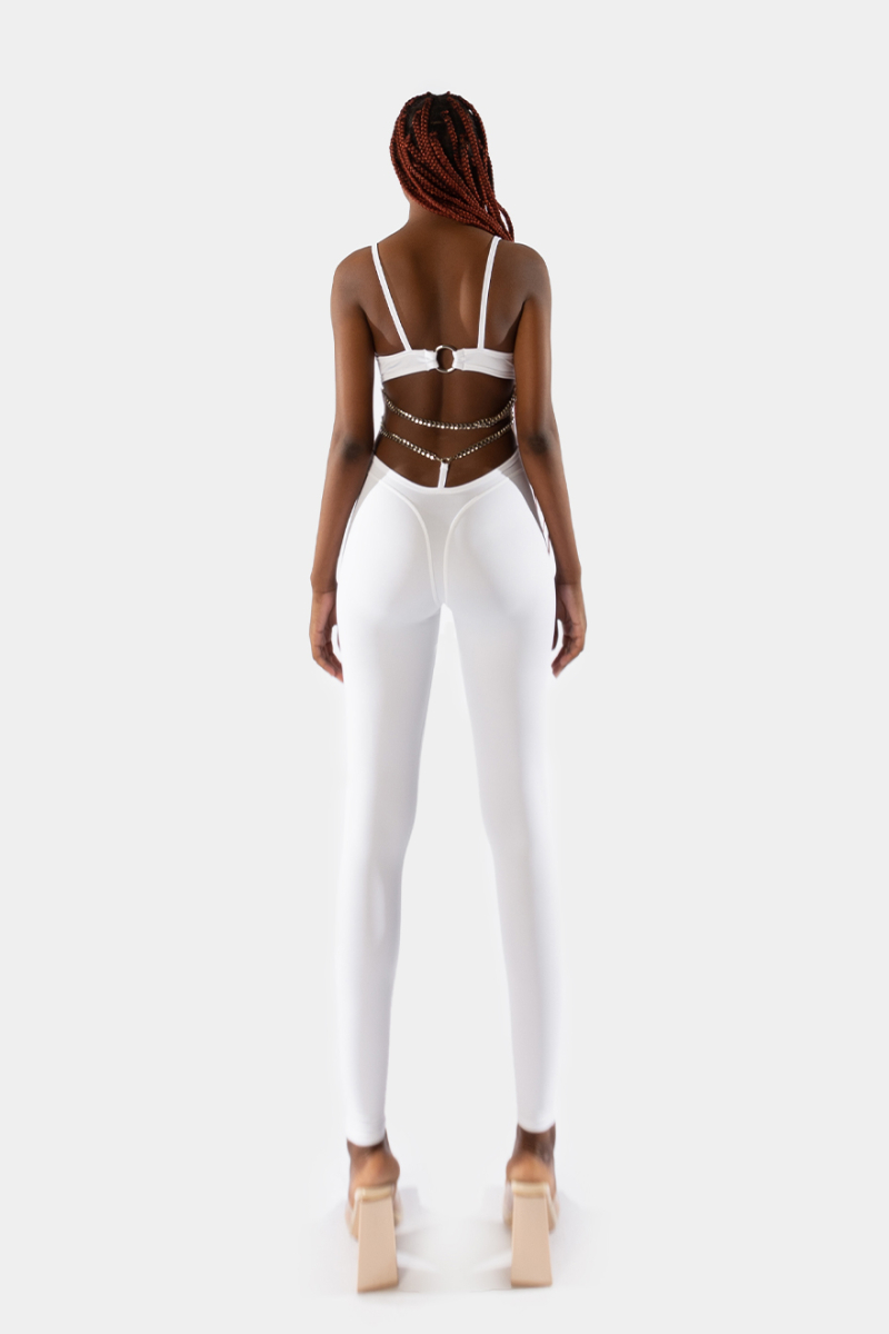 Комбинезон Chains qb A QUICK BUCK, цвет: WHITE,  купить онлайн