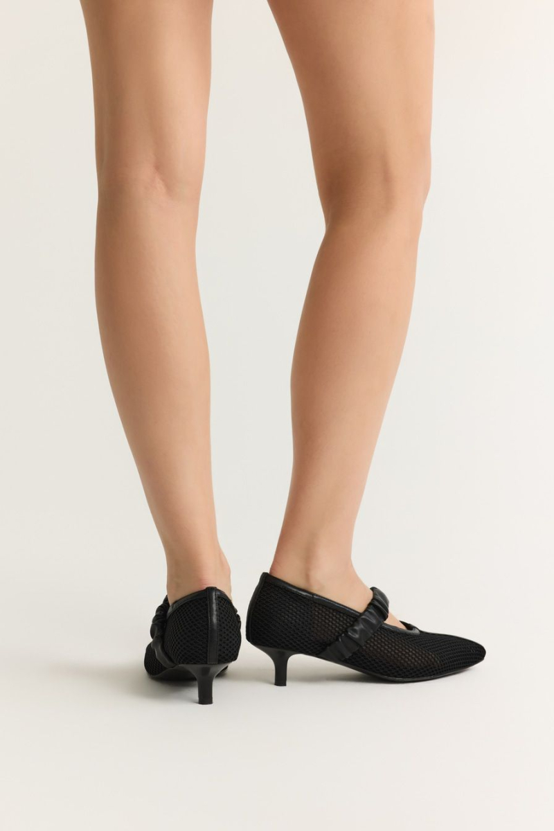 Туфли из сетки Lera Nena, цвет: Черный LNU.104.19123.900 купить онлайн