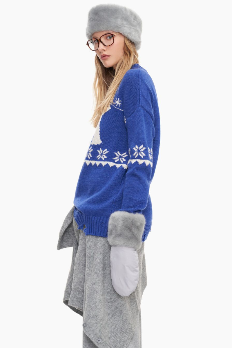 Варежки с меховыми манжетами TOPTOP, цвет: серый TT.610.13758.800 купить онлайн