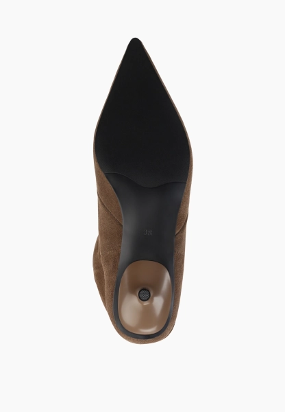 Ботильоны остроносые из натуральной замши SBALO, цвет: бежевый SXL4-1 купить онлайн