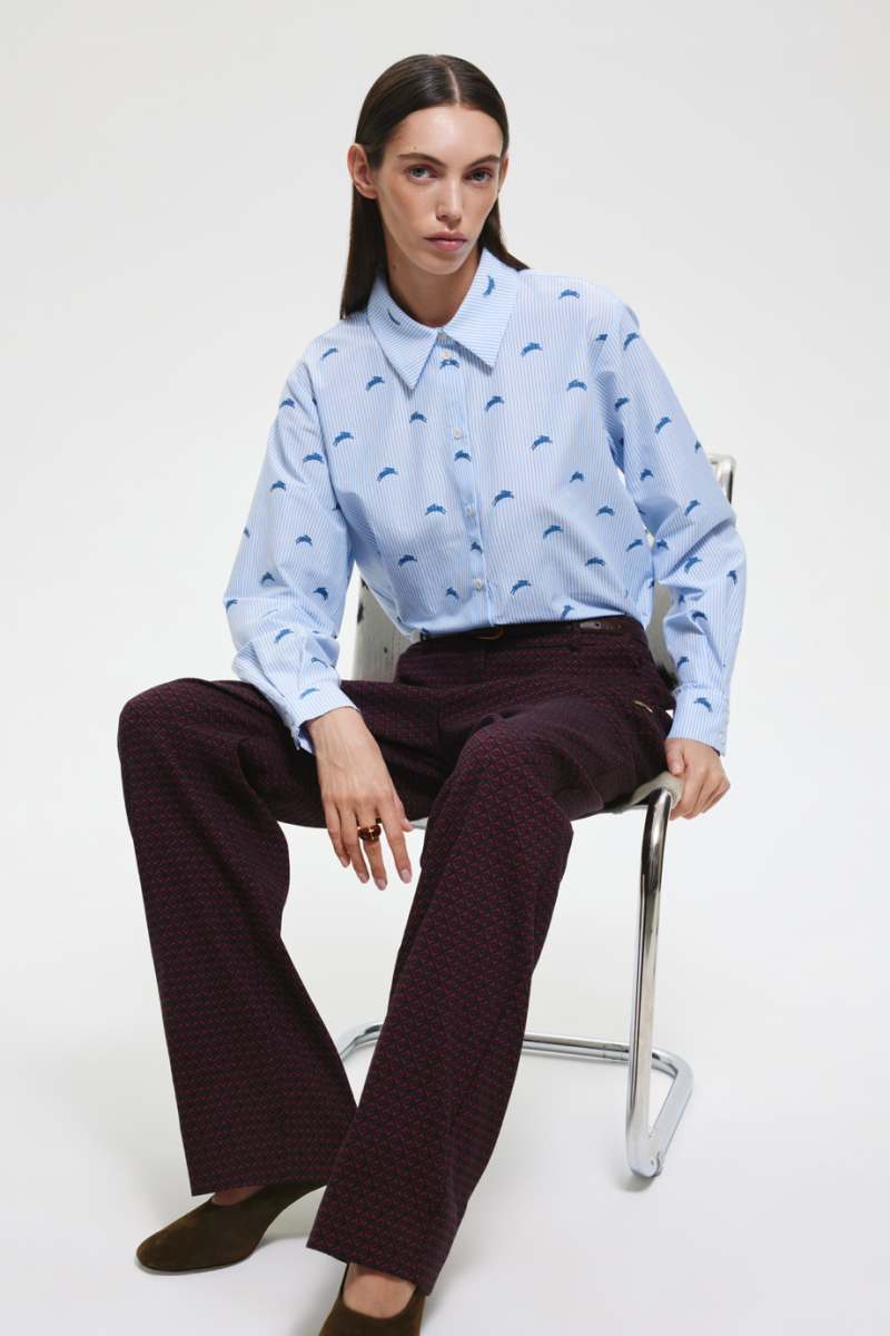 Блузка DREAMS BY ALENA AKHMADULLINA, цвет: голубой, 225102050204135/711000 купить онлайн