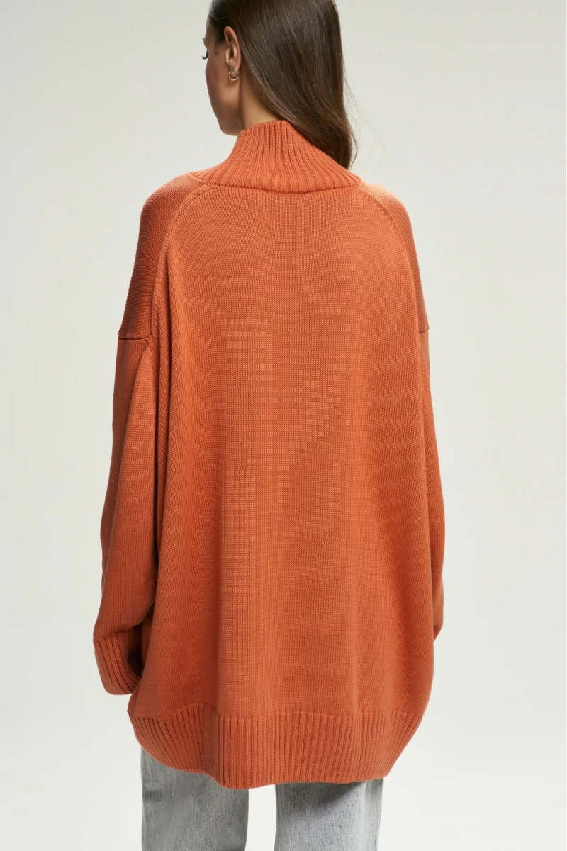 Свитер Oversized Terracotta