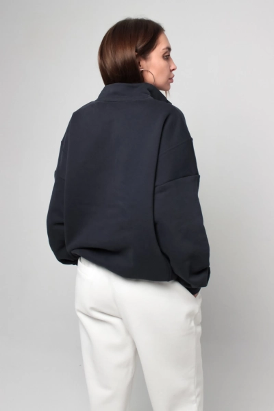 Свитшот с короткой молнией GARCHIT, цвет: графит, GARFutSvitMolnGraf2 купить онлайн