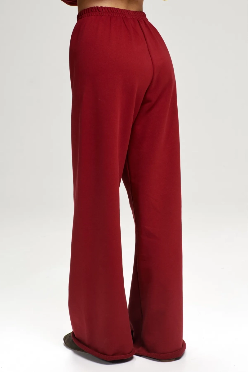 Брюки-трубы Wine Erist store, цвет: Бордовый, НФ-00003075 купить онлайн