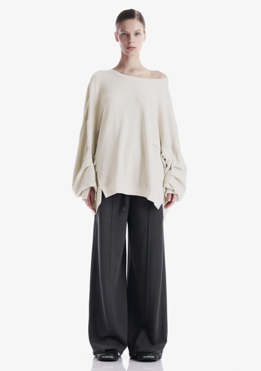 Свитшот с боковыми разрезами KRAKATAU, цвет: мультиколор, Fw124-43 купить онлайн