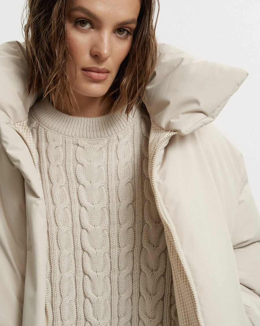 Пуховик BUBBLE MOONBEAM YONS, цвет: cерый, YO-713 купить онлайн