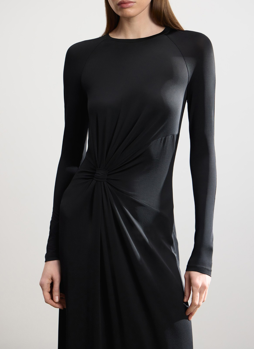 Платье с разрезом ALL WE NEED, цвет: Черный, 2602W2429-01 купить онлайн