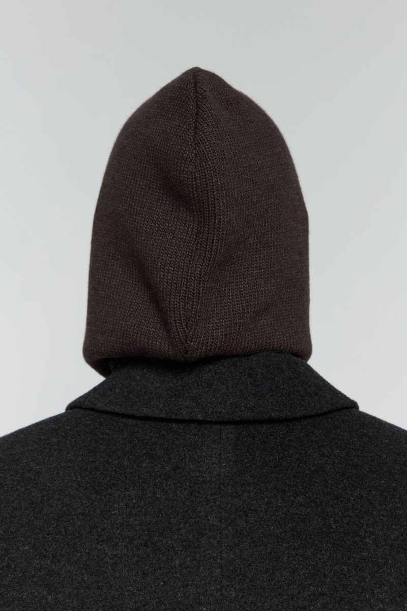 Капор из смесового кашемира ver.2.0 AROUND, цвет: темно-коричневый 1411_07C23 купить онлайн