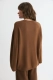 Джемпер базовый из шерсти Daisyknit, цвет: коричневый  |новая коллекция купить онлайн