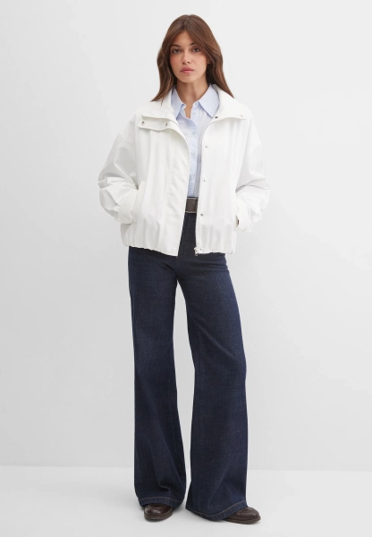 Хлопковый бомбер объемного кроя Marou, цвет: белый, Mar_26030203 купить онлайн