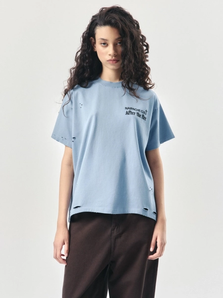 Футболка Священный архив NAIPACHE, цвет: синий, 2611005200 купить онлайн