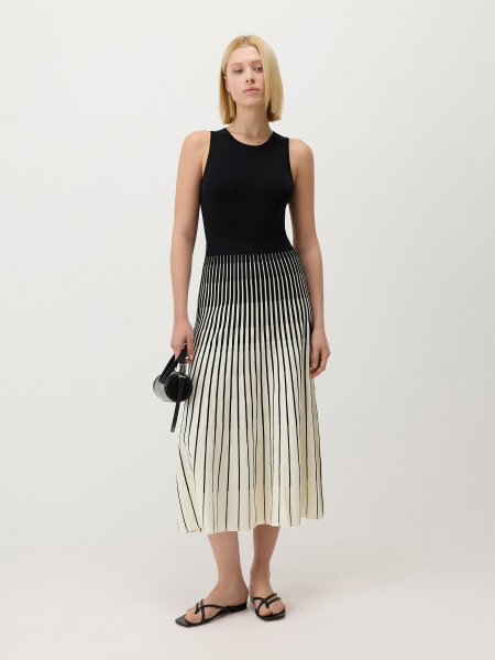 Платье женское Conso, цвет: черный/молочный, KDL 260755 - черный/молочный купить онлайн