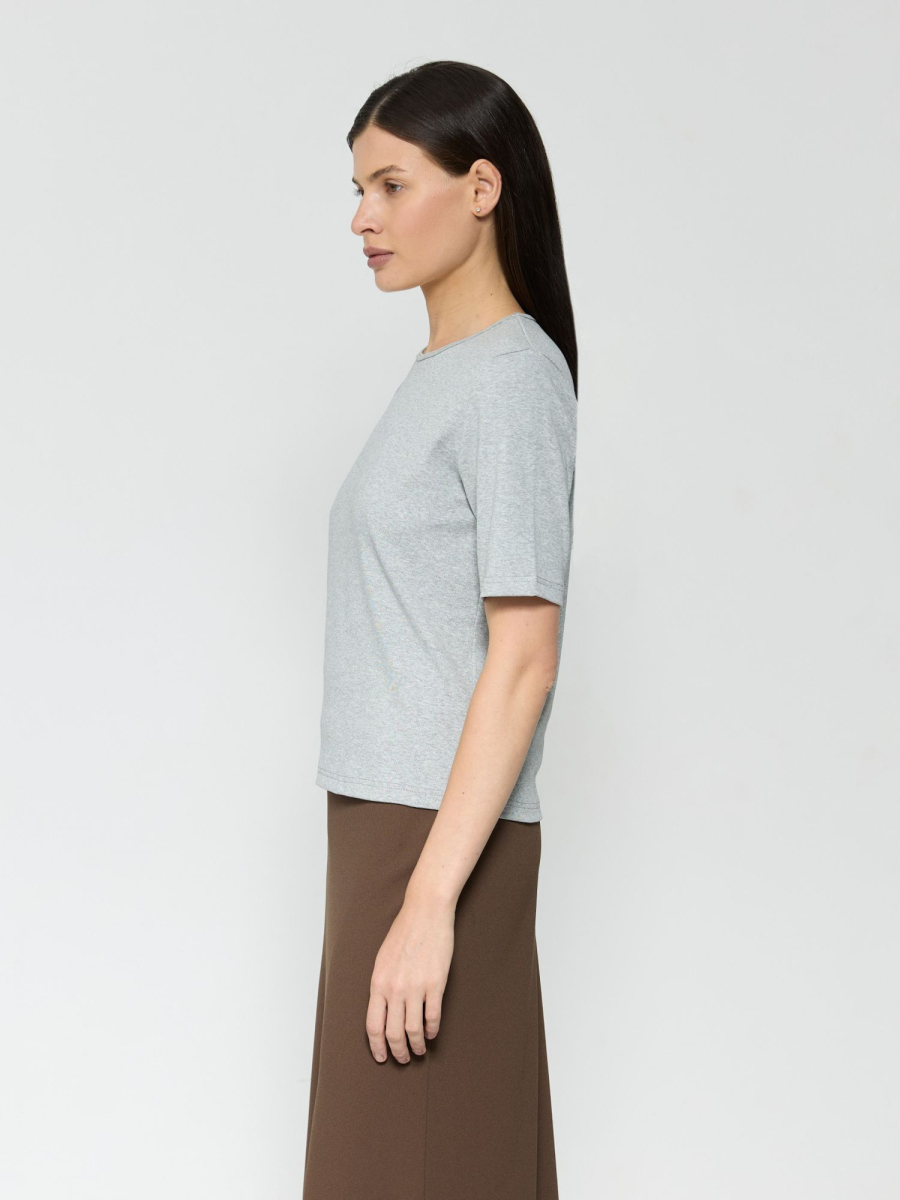 Футболка Slim AROUND, цвет: серый 219_102CE01 |новая коллекция купить онлайн