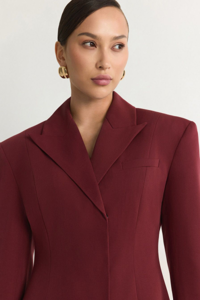 Жакет с кружевной отделкой TOPTOP, цвет: Бордовый, TTS.060.18560.330 купить онлайн