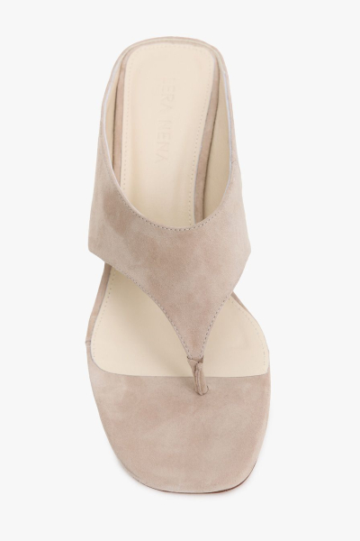 Босоножки из натуральной замши Lera Nena, цвет: бежевый LN.206.19231.110 купить онлайн