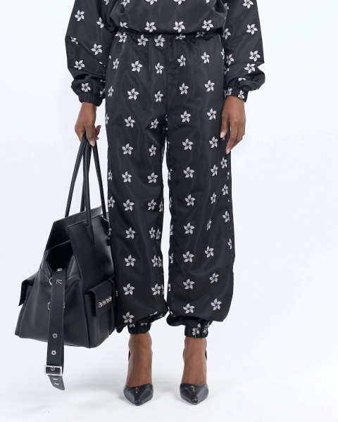 Брюки с принтом ASIA ST 71, цвет: Черный, Ast71.pants-pattern-logo-bl купить онлайн