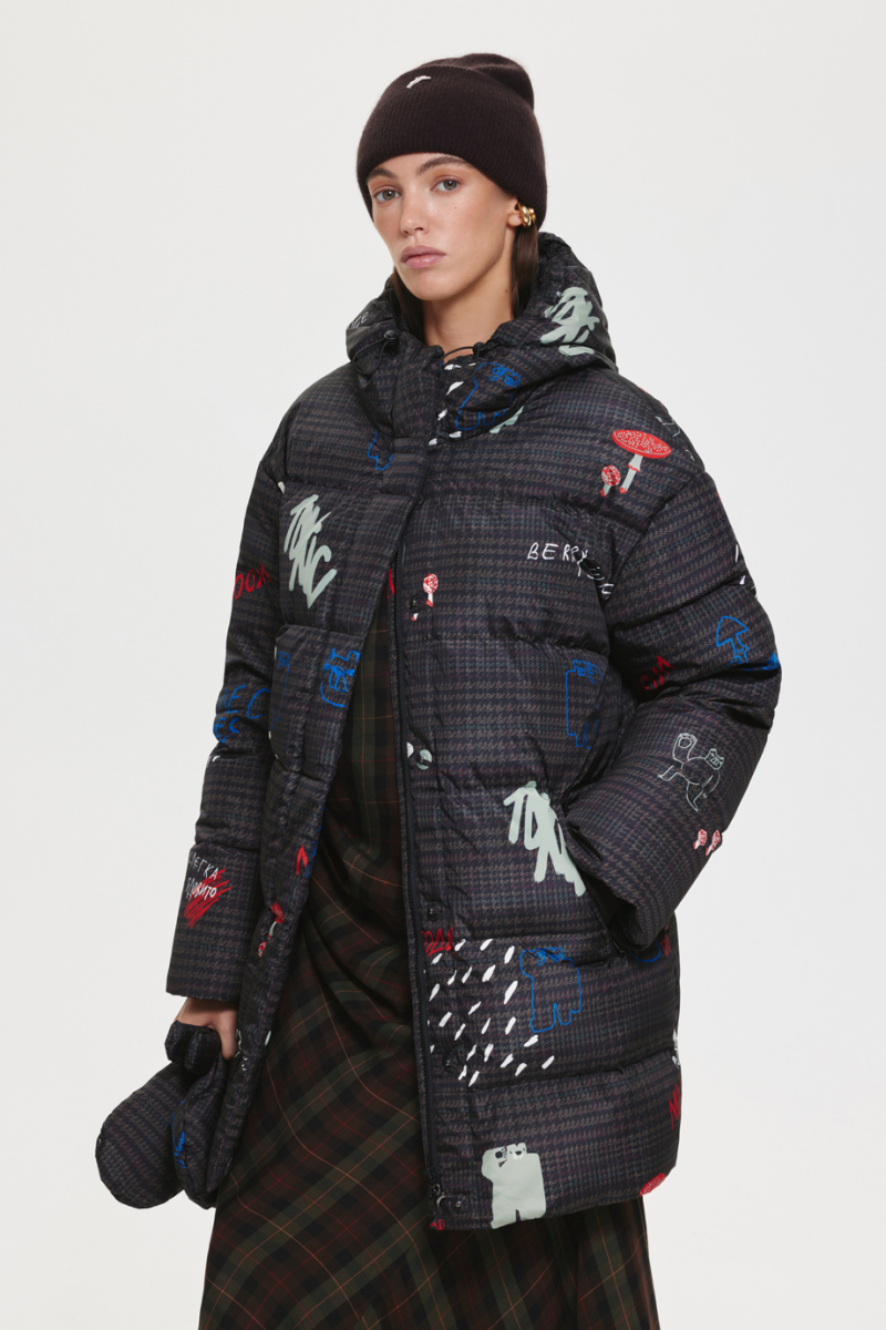 Шапка с широким отворотом с ангорой DREAMS BY ALENA AKHMADULLINA, цвет: коричневый 225106250304306/108000 купить онлайн