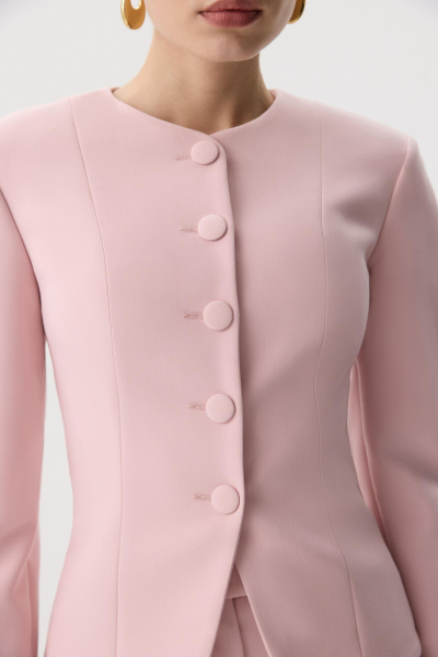 Жакет О-силуэта приталенный Charmstore, цвет: розовый, 109-460103-221 купить онлайн