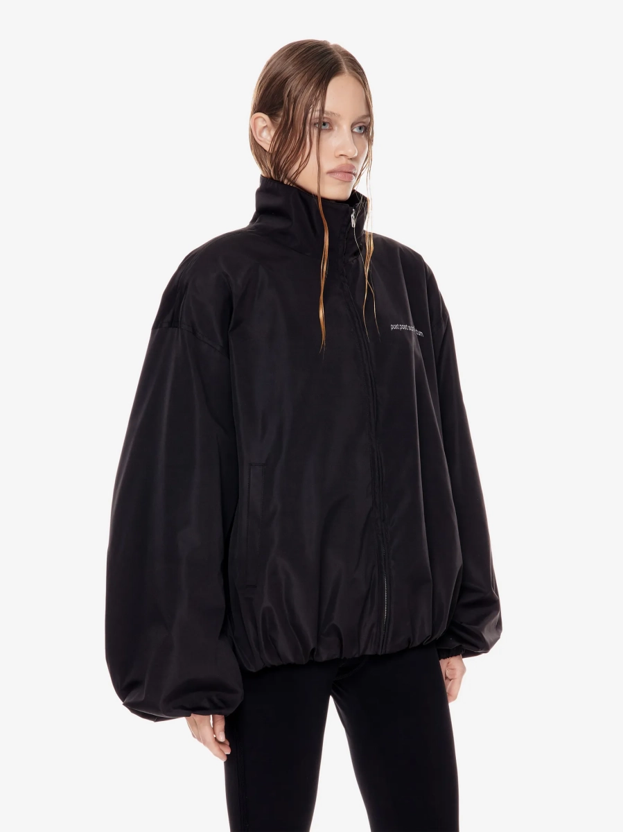 Олимпийка с увеличенной линией плеча POST POST SCRIPTUM, цвет: Черный,  купить онлайн