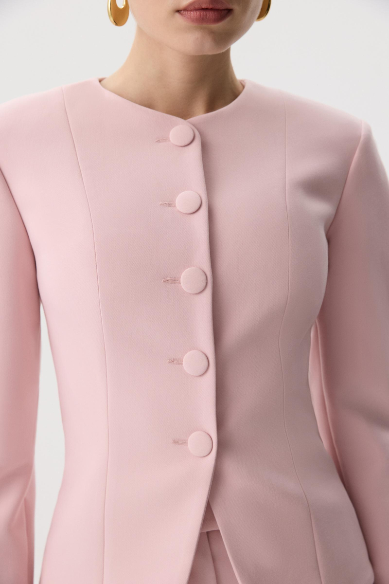 Жакет О-силуэта приталенный Charmstore, цвет: розовый, 109-460103-221 купить онлайн