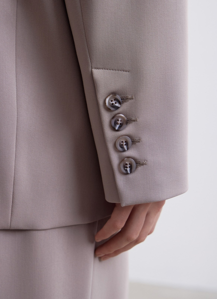 Жакет свободной посадки ALL WE NEED, цвет: Серо-бежевый, 2604W1292-12 купить онлайн