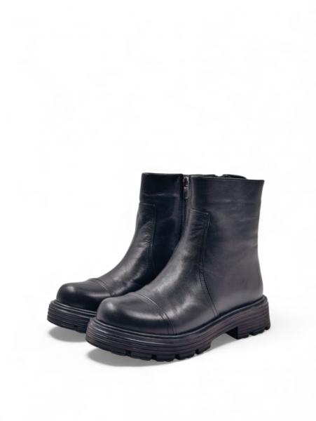 Ботинки женские зимние из натуральной кожи GRANDERA, цвет: Черный 187-905 (359) купить онлайн