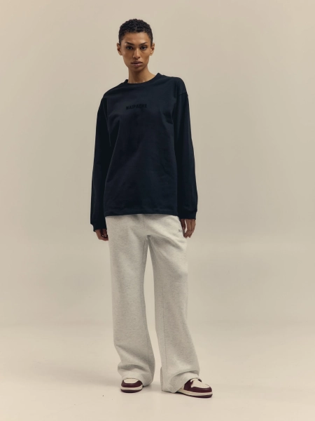Лонгслив Heavyweight Longsleeve NAIPACHE, цвет: Черный,  купить онлайн