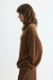 Джемпер базовый из шерсти Daisyknit, цвет: коричневый  |новая коллекция купить онлайн