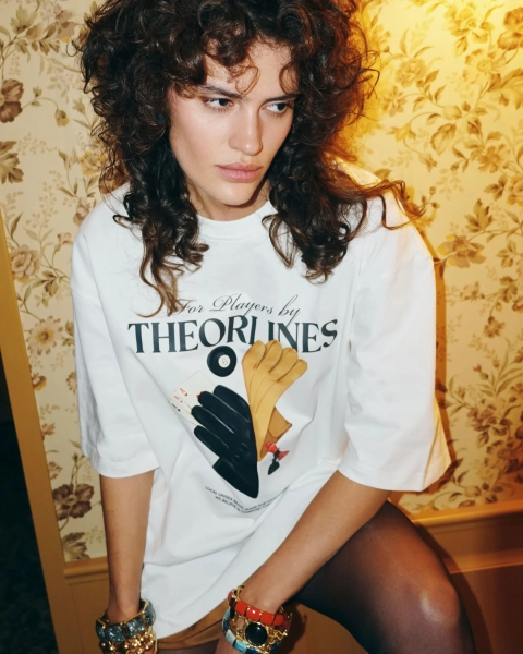 Футболка T-SHIRT GAMBLER THE ORLINES, цвет: Milk, TS-GMBLR купить онлайн
