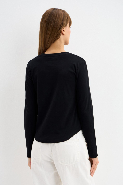 Лонгслив базовый ENEVOO, цвет: Черный, 02840 купить онлайн