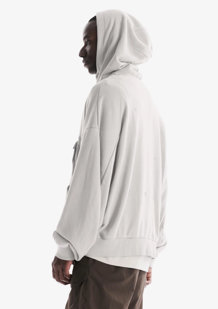 Пуловер-худи KRAKATAU, цвет: пепельно-белый, Fu122-43 купить онлайн