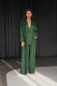 Брюки-палаццо Emerald PURE LINEN, цвет: зеленый  купить онлайн