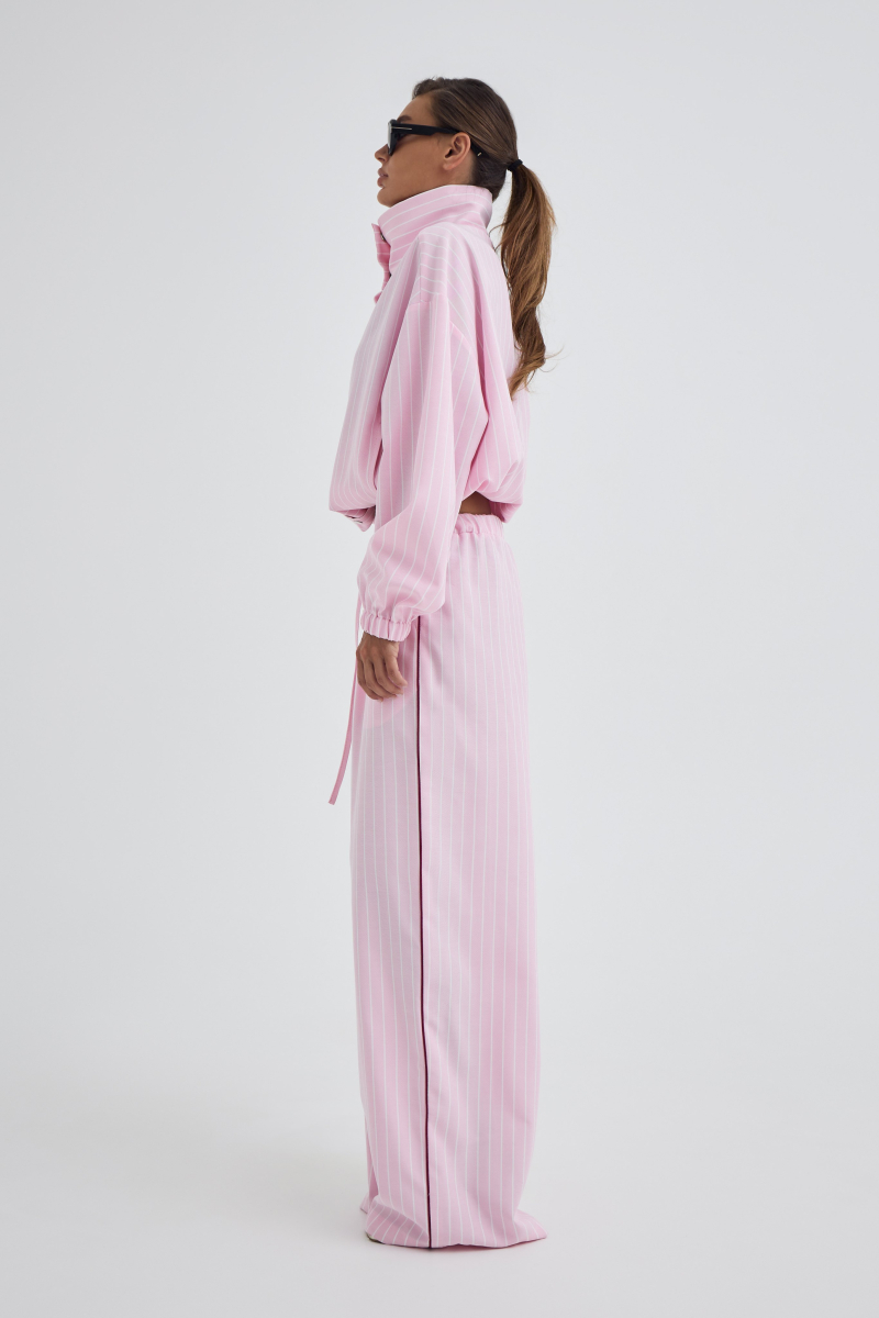 Брюки из хлопка Shtripling, цвет: розовый, SHPNT013PINK купить онлайн