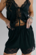 Удлиненный шелковый топ LACE SHELL SENTIR, цвет: black  купить онлайн