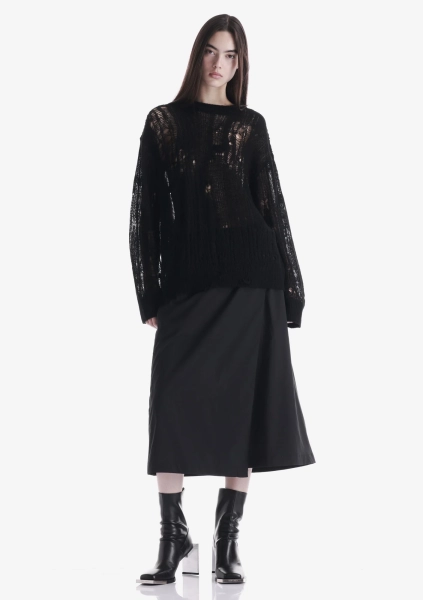 Свитер с круглым вырезом KRAKATAU, цвет: Черный, Sw46-1 купить онлайн