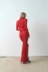 Платье миди с драпировкой Fabrik Atelier, цвет: красный, NY23GUSKR со скидкой купить онлайн