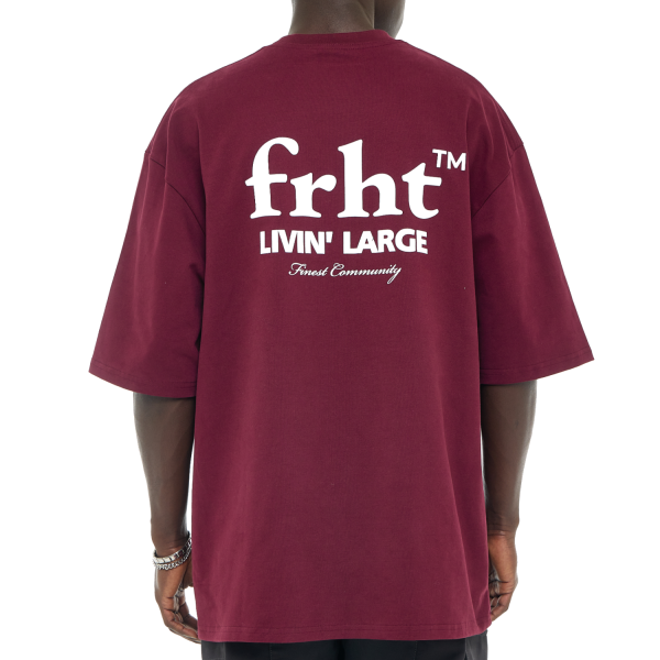 Футболка FRHT Livin' Large FRHT&OUT OF REACH, цвет: ruby, TSLVNLRB купить онлайн