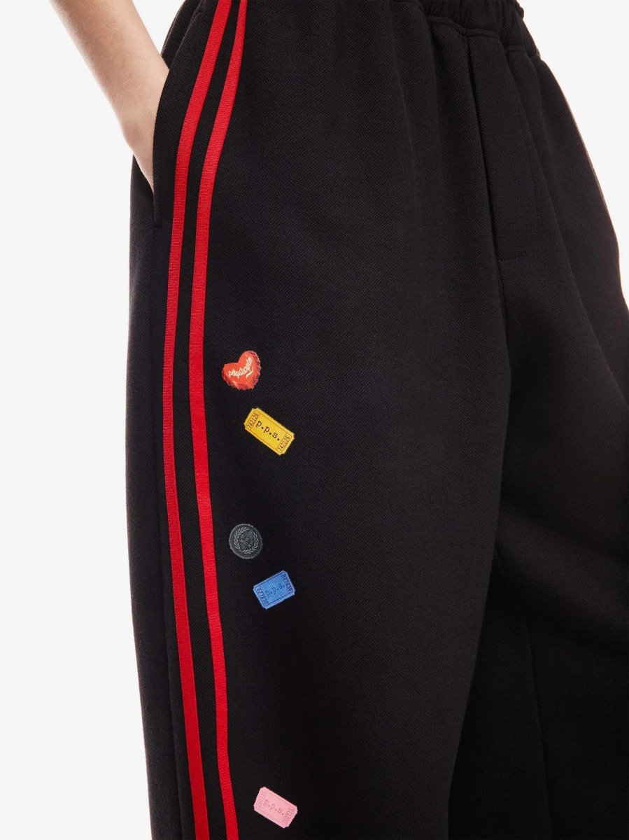 Sticker Pack Брюки Свободного Кроя p.p.s., цвет: черный/красный, 0829.01.00.BLK2 купить онлайн