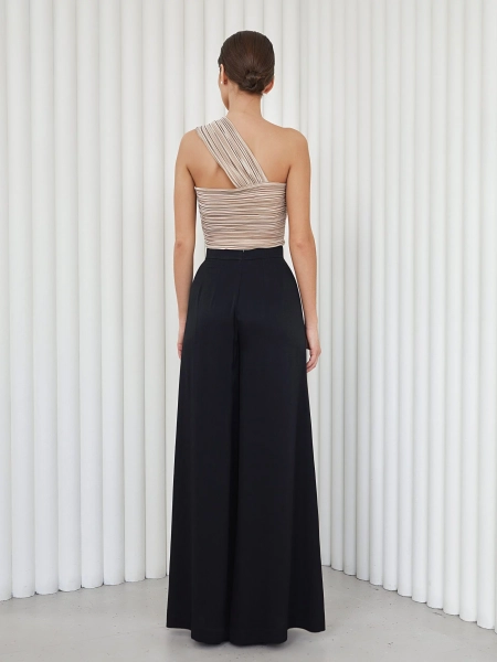 Топ со сборкой I.B.W., цвет: беж/золотистое, EU014 купить онлайн