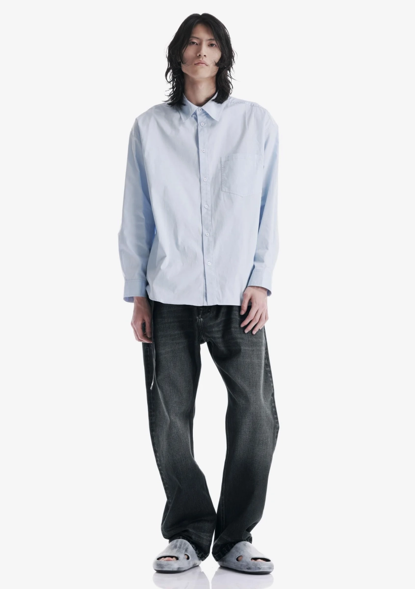 Свободные джинсы KRAKATAU, цвет: Черный, Rm238-1 купить онлайн