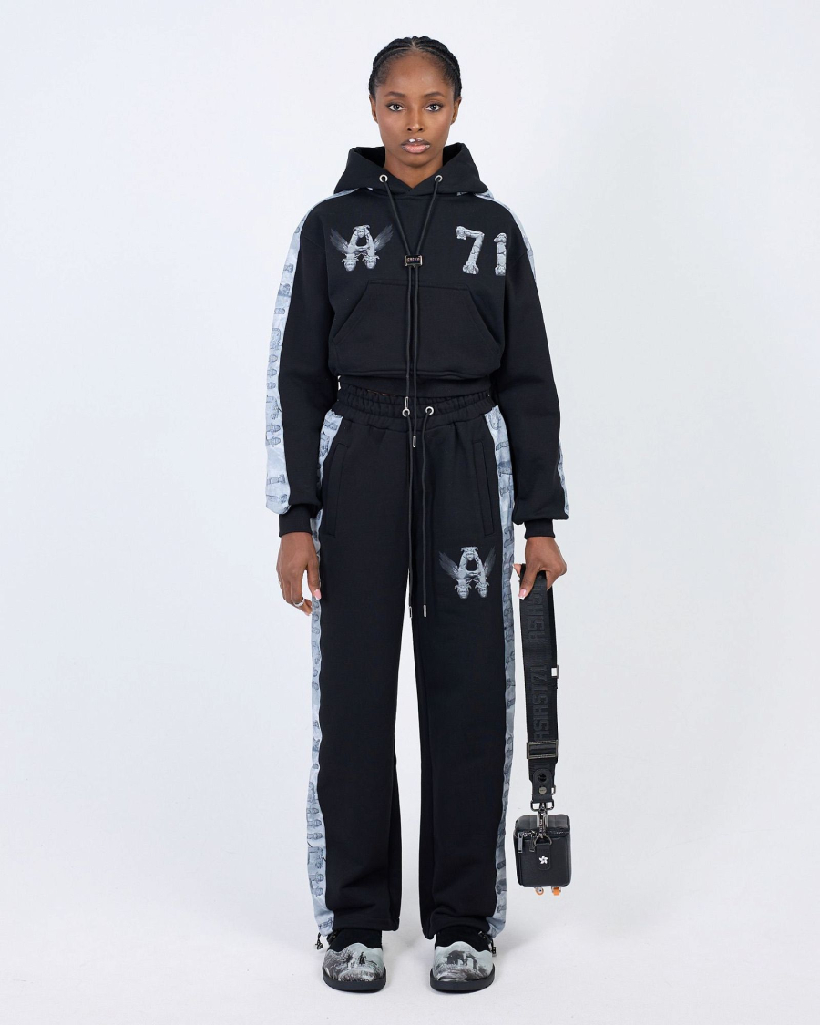 Джоггеры с лампасами